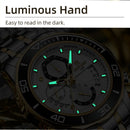 Fashion Watch Men Quartz Waterproof Luminous Hands Chronograph Men's Watches Stainless Steel Man Watch Male Clock