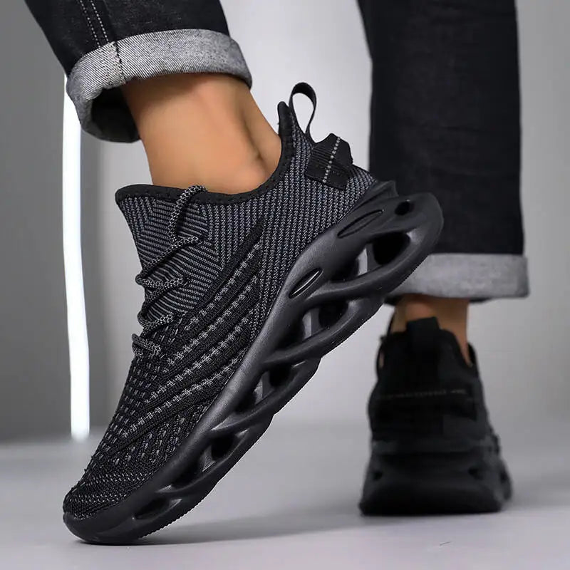 Sneakers Men Shoes Lightweight Male Shoes High Quality Men Mens Non-slip Shoes Mesh Breathable Soft Soled Shoe Non-slip 35-47