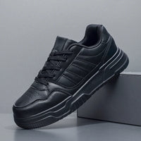 Leather Sneakers For Men Trend Casual Sports Skateboarding Shoes Plus Big Size 50 51 52 Factory direct sales