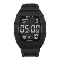 Watches For Man Fashion Sport Stopwatch Alarm Clock Silicone Strap Multifunctional Waterproof Fitness LED Electronic Watch