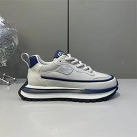 Men's Slip-Resistant Solid Color Sneakers - Low-Top Lace-Up Shoes Suitable for Casual, & Daily Wear