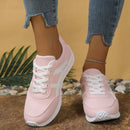 Sneakers Women New Sports Shoes Women's Small White Shoes Fashion Round Toe Lace Up Comfortable Lightweight Running Shoes