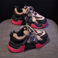 Sneakers Woman Footwear High on Platform Athletic Sports Spring Autumn Shoes for Women Trends 2025 Deals Korean New Casual Light