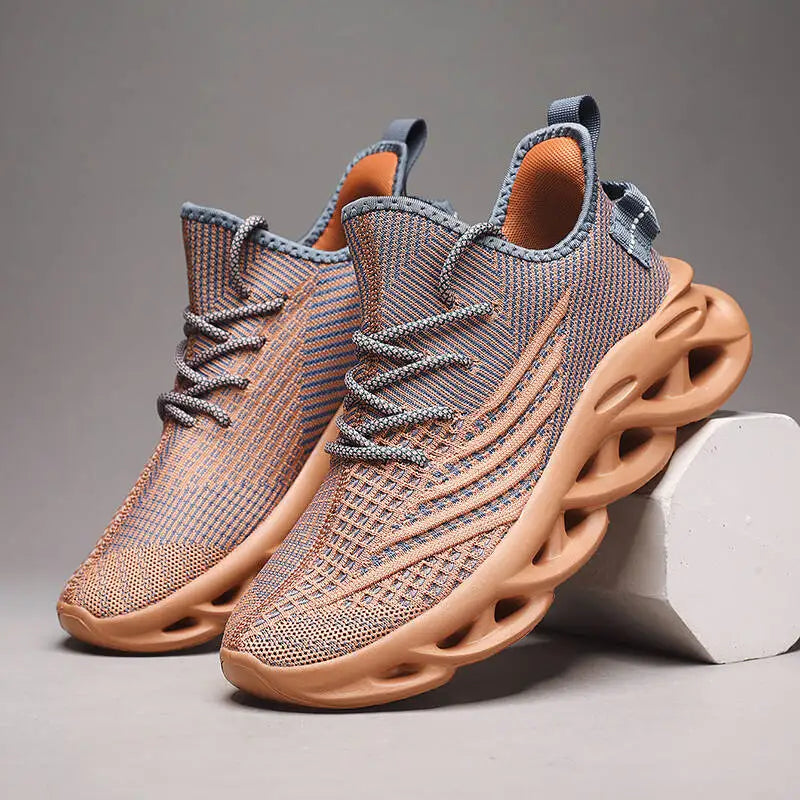 Sneakers Men Shoes Lightweight Male Shoes High Quality Men Mens Non-slip Shoes Mesh Breathable Soft Soled Shoe Non-slip 35-47