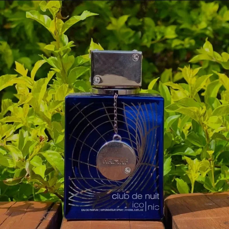 Club De Nuit Intense Man 3.6oz Eau De Parfum Long Lasting Woody Spicy Fresh Unisex Cologne for Men and Women
