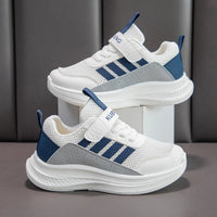 Children's Sneakers Kids Fashion Design White Non-slip Casual Shoes Boys Girls Hook Breathable Sneakers Toddler Outdoor Shoes