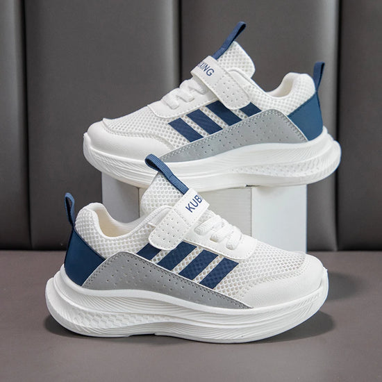 Children's Sneakers Kids Fashion Design White Non-slip Casual Shoes Boys Girls Hook Breathable Sneakers Toddler Outdoor Shoes
