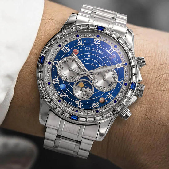 2026 Glenaw New high-end business fully automatic mechanical multifunctional men's watch fashionable waterproof luminous watch
