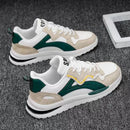 Men's Low-Top Laced Training Sneakers, Suitable for Outdoor Workouts, Anti-Slip Comfortable Hiking Shoes