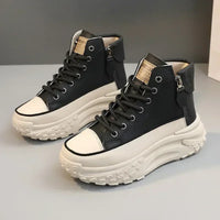 Women's Sneakers Luxury Fashion Womens Boots High-top Platform Casual Shoes New Female Outdoor Running Shoes Winter Women Shoes