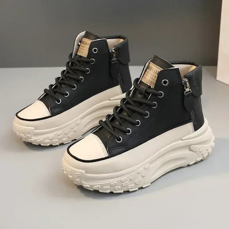 Women's Sneakers Luxury Fashion Womens Boots High-top Platform Casual Shoes New Female Outdoor Running Shoes Winter Women Shoes
