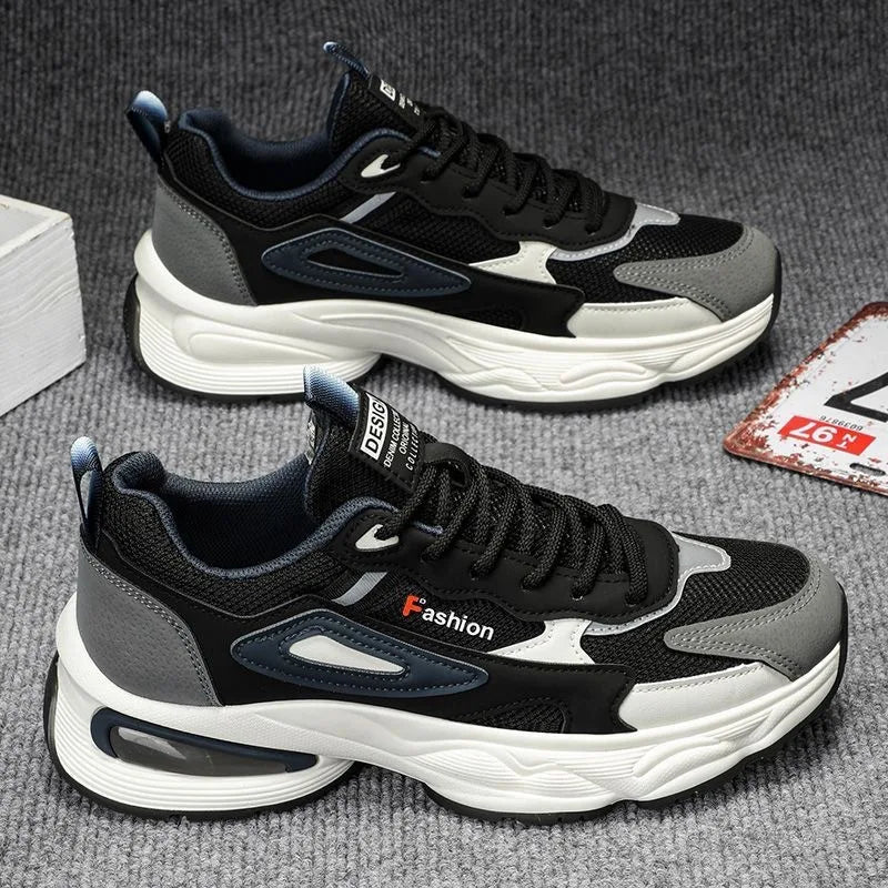 2026 Trendy Sneakers for Men Shoes Summer Outdoor Wear-Resistant Casual Sports Skateboard Shoes Fashion Breathable Shoes
