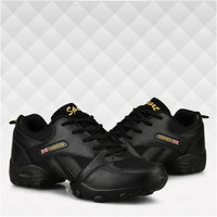 Men's Dance Sneakers Breathable Mesh Split Sole Modern Jazz Hip Hop Dance Shoes 602