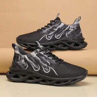 Sneakers Man Running Shoes Women Lightweight Mesh Breathable Comfortable Flat Soft Tennis Shoes Unisex Lace-up