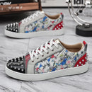 Comfortable Breathable Studded Sneakers for Men Women Casual Sports Shoes Fashion Lightweight Walking Shoes