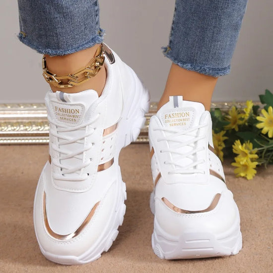 Women Sneakers 2025 New Spring Inner Increase Shoes for Woman Comfortable Casual Platform Tennis Sneakers Women Zapatos De Mujer