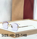 OATMAN Luxury Hexagonal No Frame Sunglasses Premium Alloy Business Elegant Handcrafted Designer Inspired Minimalist