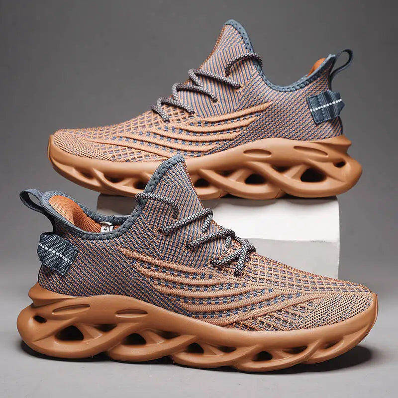 Sneakers Men Shoes Lightweight Male Shoes High Quality Men Mens Non-slip Shoes Mesh Breathable Soft Soled Shoe Non-slip 35-47
