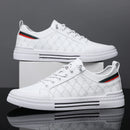 Men's Casual Sport Sneakers - Breathable Upper, Durable PVC Sole, Lace-Up Low-Top Design for All-Season Comfort - Versatile for