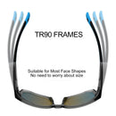 Suukaa Brand Polarized Sunglasses UV400 Protection for Men and Women Outdoor Hunting Fishing Driving Bicycle Sunglasses