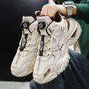 Fashion Chunky Sneakers for Men Comfortable 2025 New Man Casual Shoe Outdoor Anti Skid Male Vulcanize Shoes Tennis Thick Sole 44