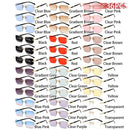 36PCS Rimless Sunglasses for Men and Women, Rectangle Gradient Lens, Metal Frame, Colored Lenses, Unisex Eyewear, Luxury Fashion