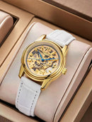 Women automatic watch fashion cute mechanical wristwatches dainty elegant waterproof luxury gifts for girlfriend watch！