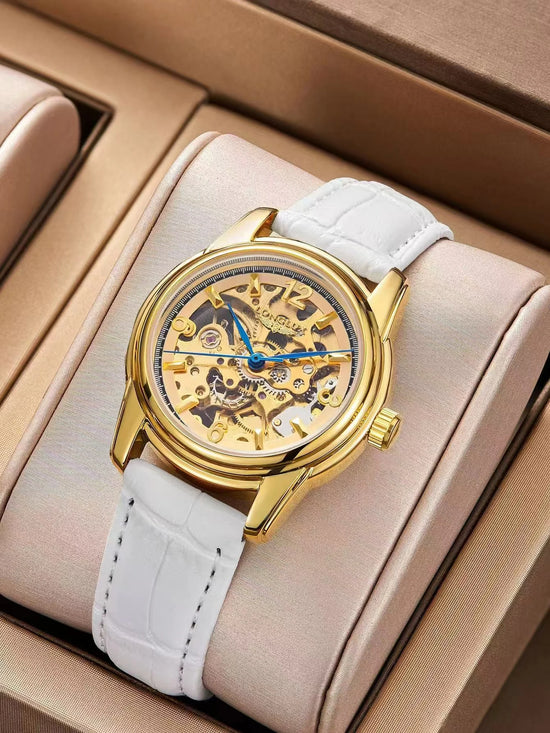 Women automatic watch fashion cute mechanical wristwatches dainty elegant waterproof luxury gifts for girlfriend watch！