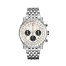 Modern Sophisticated Updated Mens Chronograph Quartz Watches Rustproof Premium High Grade Steel Band Multi Function Stopwatch