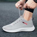2025 Summer New Sneakers Shoes for Men Lightweight Breathable Running Walking Male Footwear Soft Sole Lace-up Running Shoes