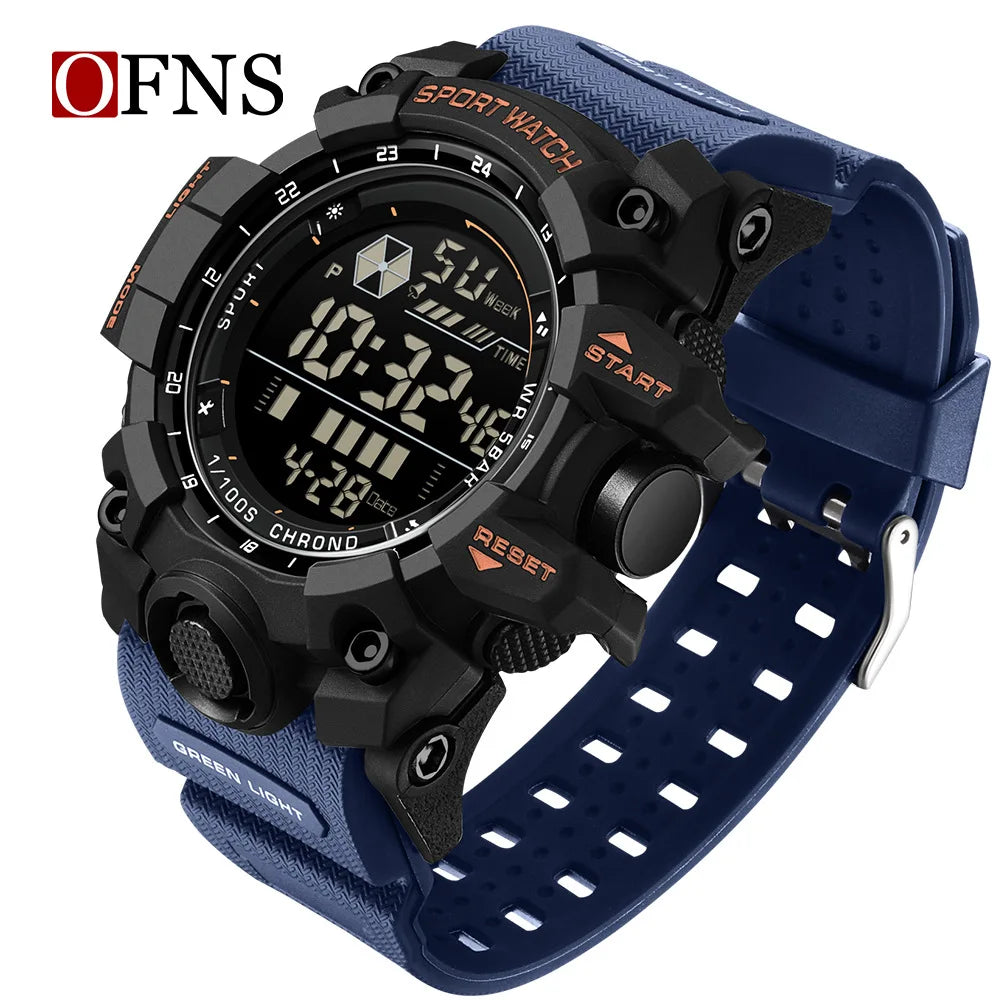 New sports watch fashion trend single waterproof electronic watch youth multi-function luminous watch