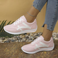 Sneakers Women New Sports Shoes Women's Small White Shoes Fashion Round Toe Lace Up Comfortable Lightweight Running Shoes