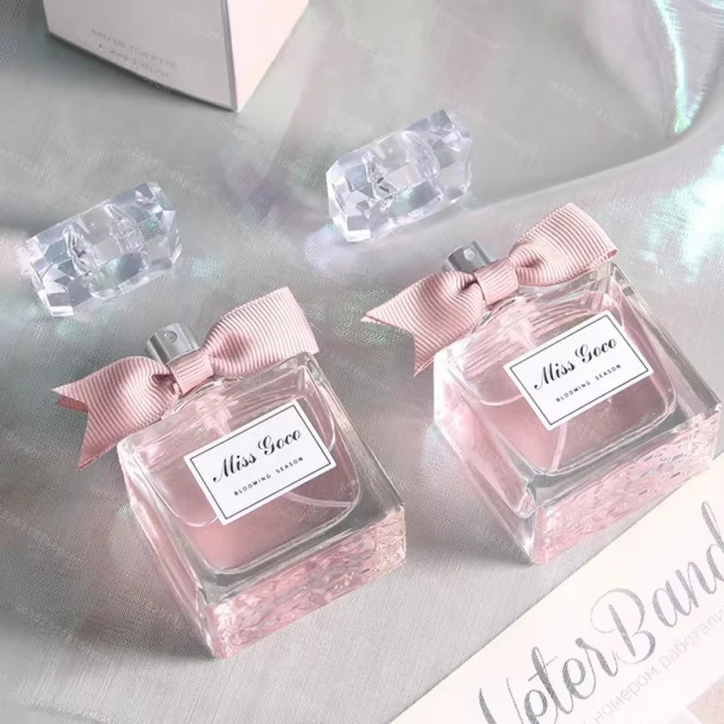 Miss Flower Blooming Season Perfume, Women's Floral Musk & Jasmine Spray, Long Lasting Fruity Fragrance, Seductive Romance Gift