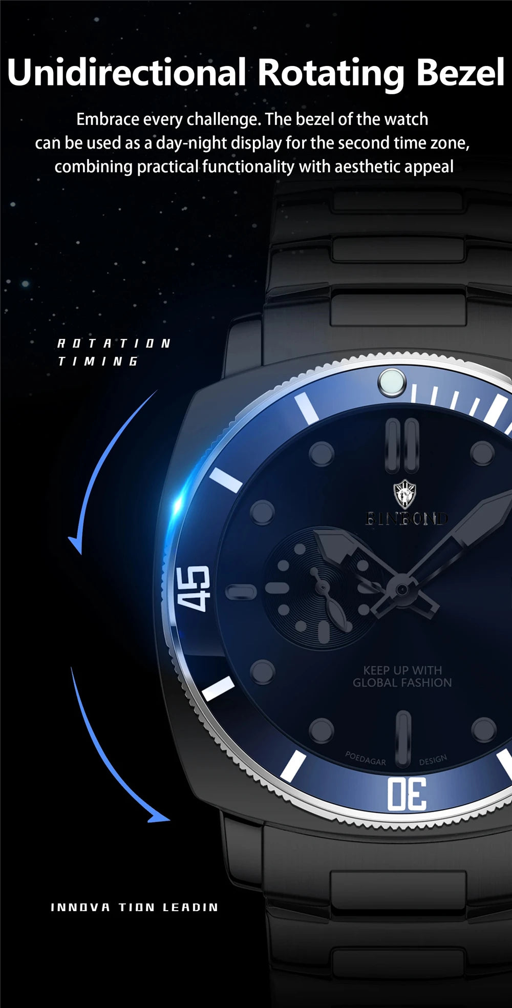 New Gifts Watches For Man Luxury Brand Mens Fashion Quartz Wristwatches Automatic Watch Men Sports Chornograph Digital Clock
