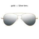 RE Sunglasses Man USA Army Military Aviation Pilot Sunglasses Glass Lens Woman Luxury Brand Retro Titanium Frame High Quality