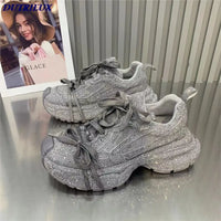 Sneakers Sport Casual Fashionable Customized Design Shoes Footwear Factory Cost Shiny 2024 Women Shoe