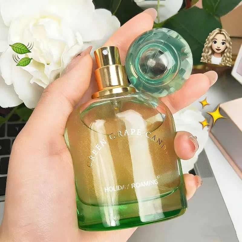 Russia Popular Women Eau De Parfum 50ml Orange Grape Cherry Scents Long-lasting Light Fragrance Women Natural Fruity Perfume