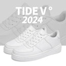 Fashion Leather Men White Sneakers Breathable Comfort Classic Casual Shoes Mens Outdoor Walking Shoes Couple Footwear Size 36-50