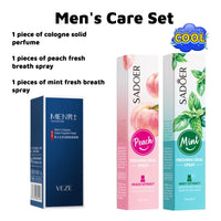 Fanzhen Men's Solid Perfume - Light and Fresh Scent, Can Be Used All over the Body, Portable Stick Design, Convenient for Travel