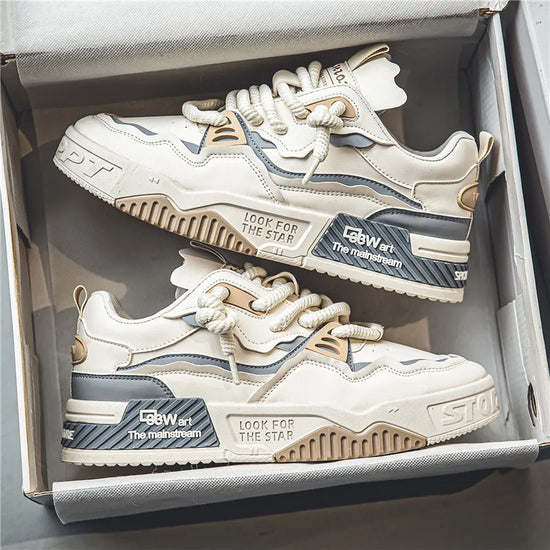 Male Sneakers Shoes For Man Men Shoes Breathable Lightweight Street Fashion Durable Walking Sneaker For Teens