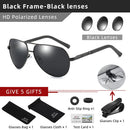CLLOIO Men Classic Aluminum Polarized Sunglasses Women Driving Glasses Pilot Sun Glasses Brand Designer Male Vintage Sunglasses