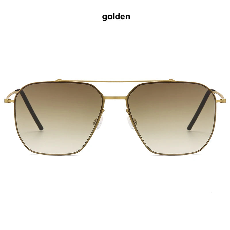 TAGHezekiah Danish Design Sunglasses Men L8804 Ultralight titanium Sunglass Women 2025 Outdoor Driving UV400 Square Sun Glasses