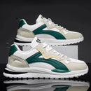 Men's Low-Top Laced Training Sneakers, Suitable for Outdoor Workouts, Anti-Slip Comfortable Hiking Shoes