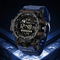 New sports watch fashion trend single waterproof electronic watch youth multi-function luminous watch