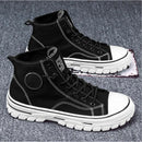 Men's High Top Sneakers 2025 New Canvas Shoes Fashion Male High Top Casual Skateboarding Vulcanized Shoes Brand Comfort Sneakers