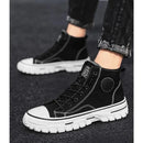 Men's High Top Sneakers 2025 New Canvas Shoes Fashion Male High Top Casual Skateboarding Vulcanized Shoes Brand Comfort Sneakers