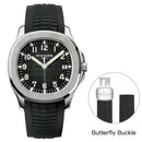 2025 New Arrival Mens Watches Top Brand Luxury Automatic Mechanical Watches Rubber Strap Stainless Steel Watch Relogio Masculino