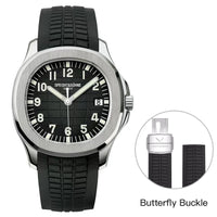 2025 New Arrival Mens Watches Top Brand Luxury Automatic Mechanical Watches Rubber Strap Stainless Steel Watch Relogio Masculino