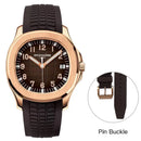 2025 New Arrival Mens Watches Top Brand Luxury Automatic Mechanical Watches Rubber Strap Stainless Steel Watch Relogio Masculino