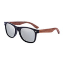 BARCUR High Quality Black Walnut Sunglasses Anti-Reflecti Men Women Mirror Sun Glasses Male UV400 Wooden Sunglass Shades Oculos